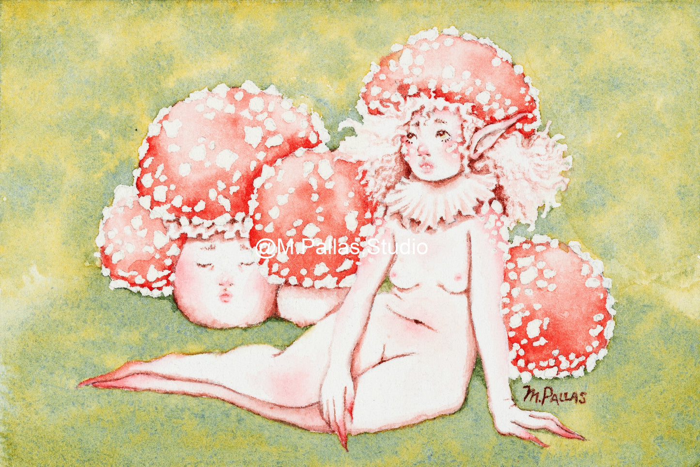 Print- Mushroom Elf