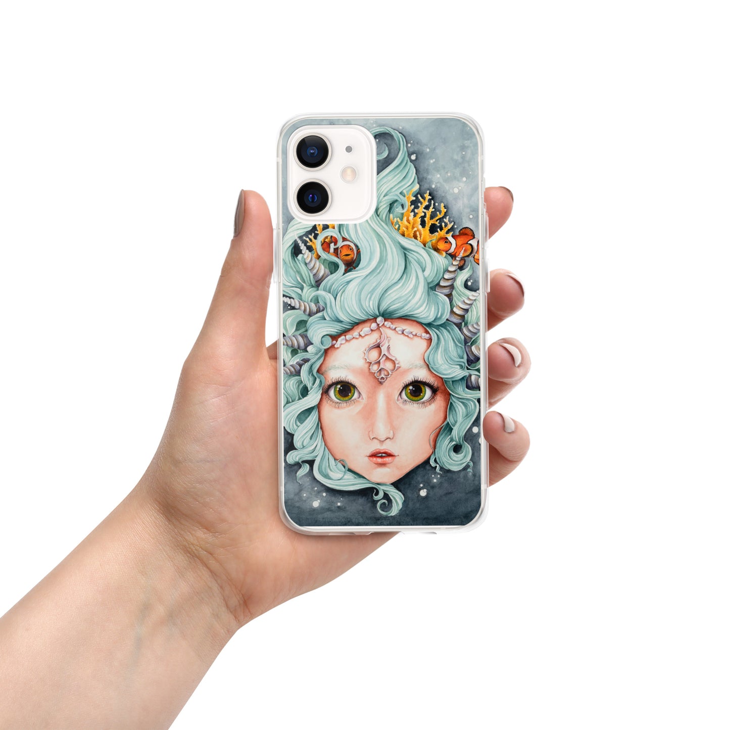 Clear Case for iPhone® Mermaid and Friends