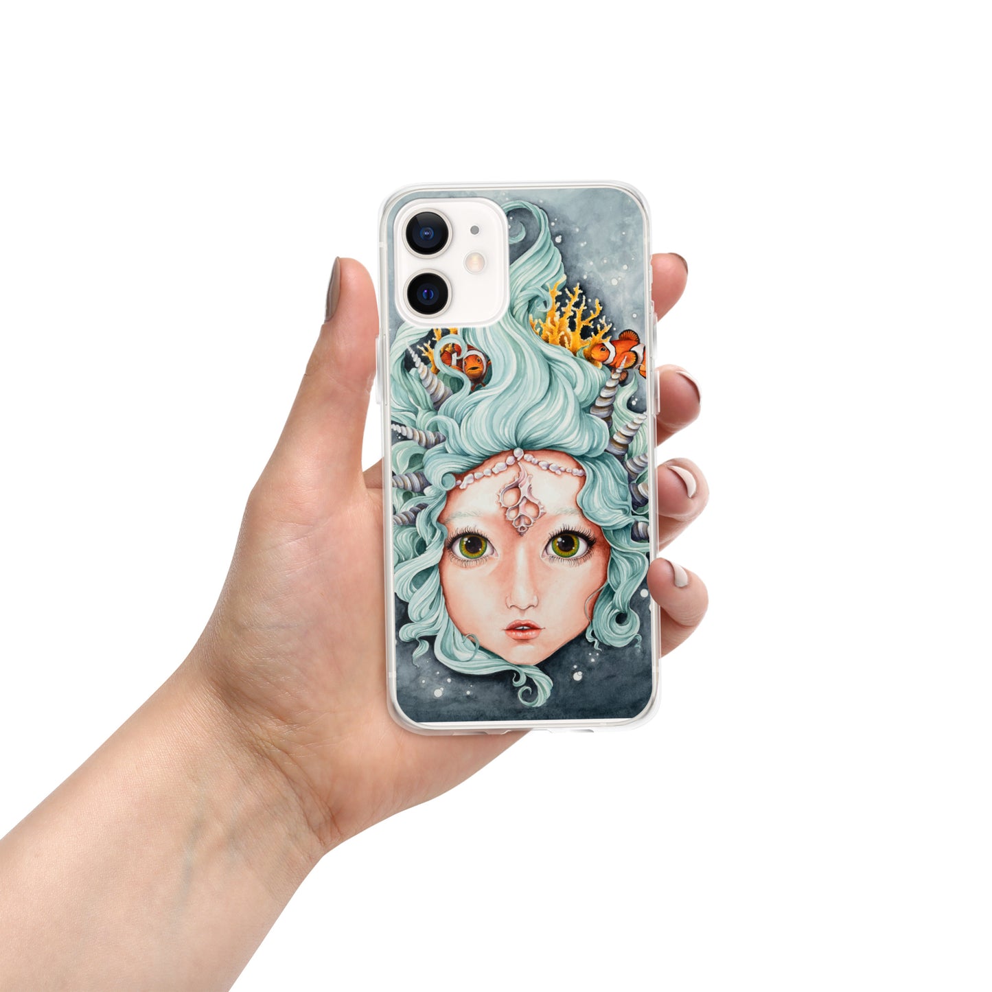 Clear Case for iPhone® Mermaid and Friends