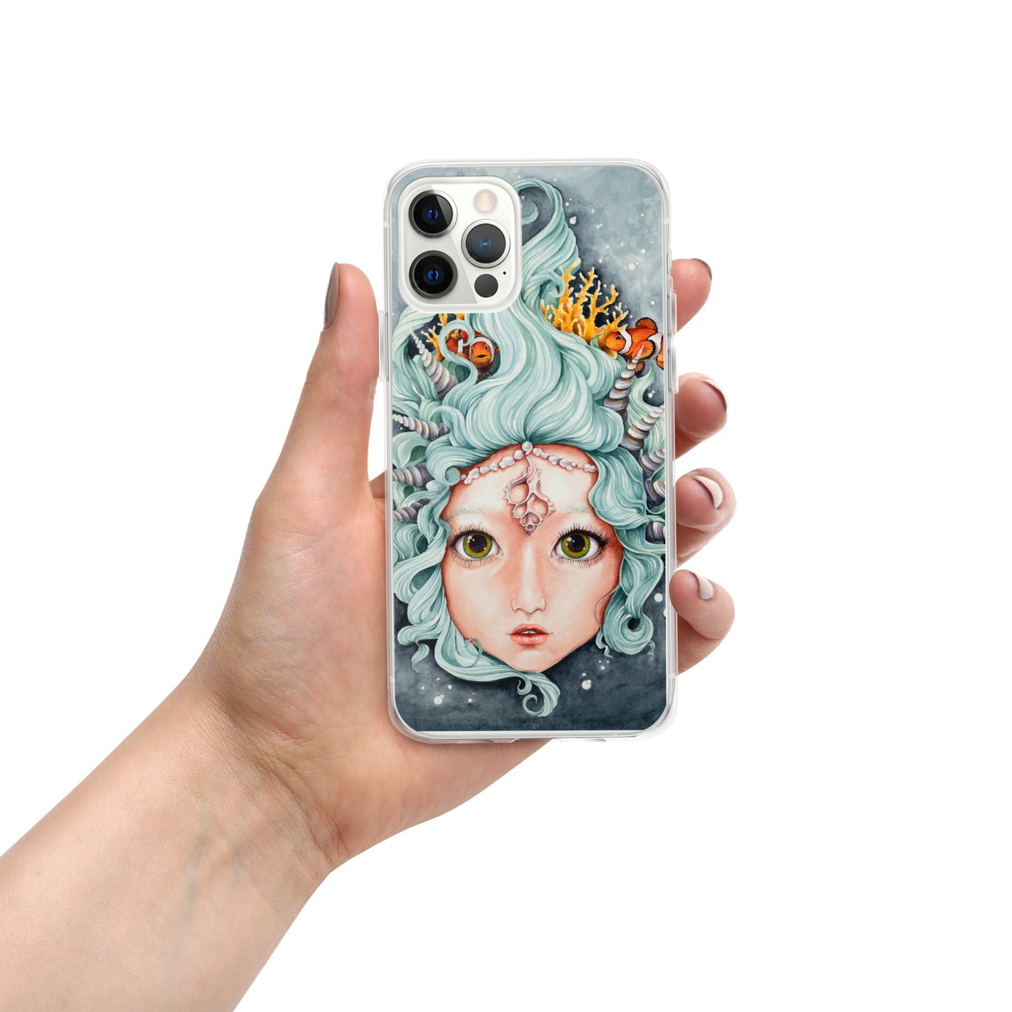 Clear Case for iPhone® Mermaid and Friends