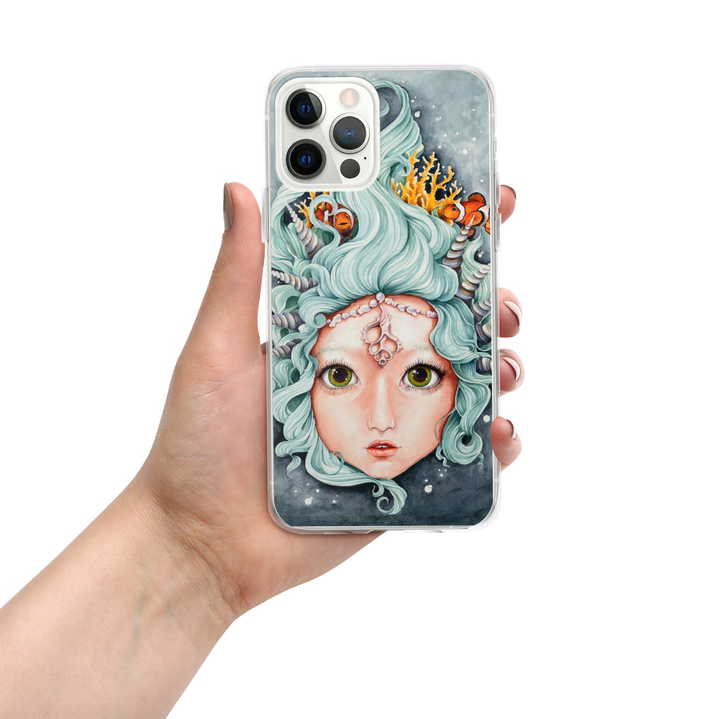 Clear Case for iPhone® Mermaid and Friends