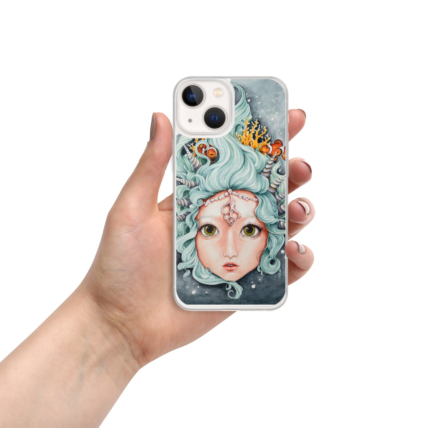 Clear Case for iPhone® Mermaid and Friends