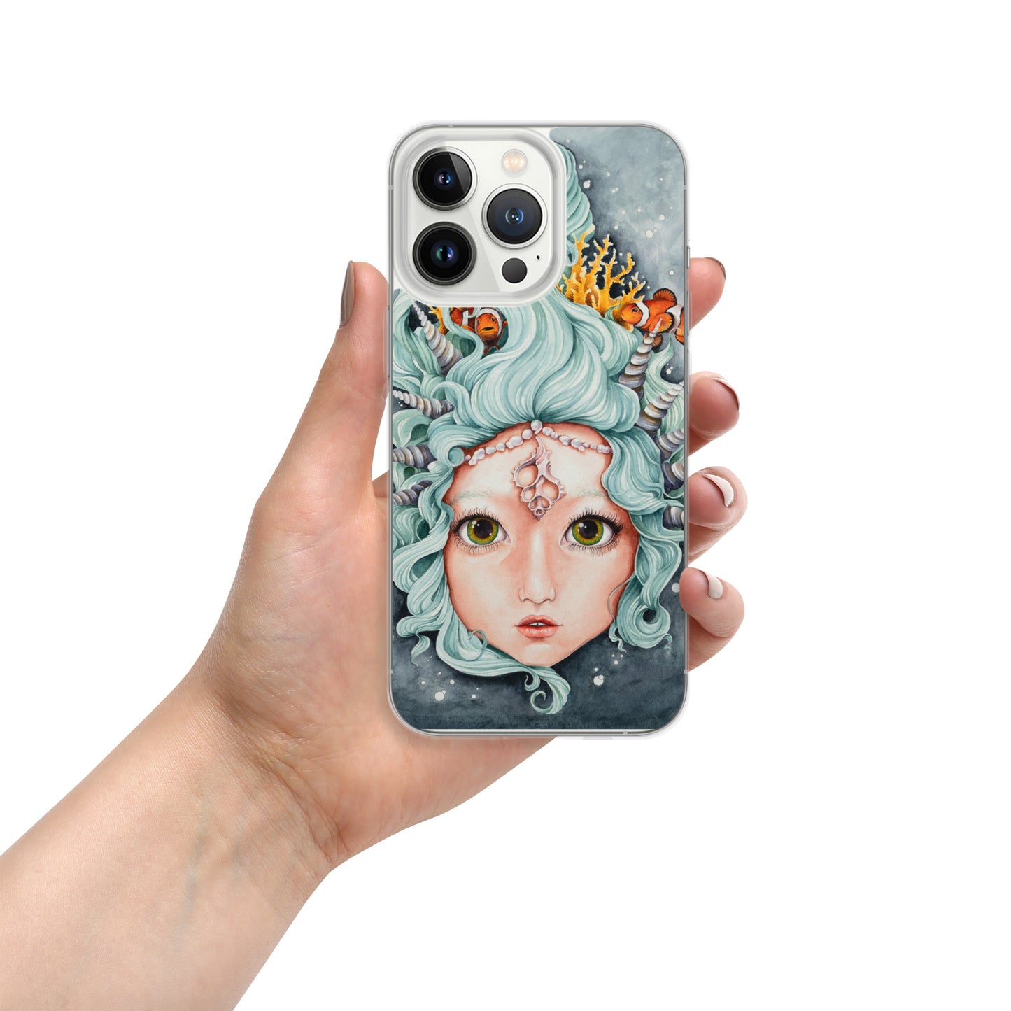 Clear Case for iPhone® Mermaid and Friends