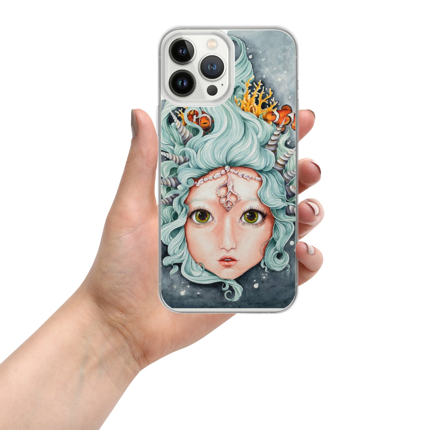 Clear Case for iPhone® Mermaid and Friends