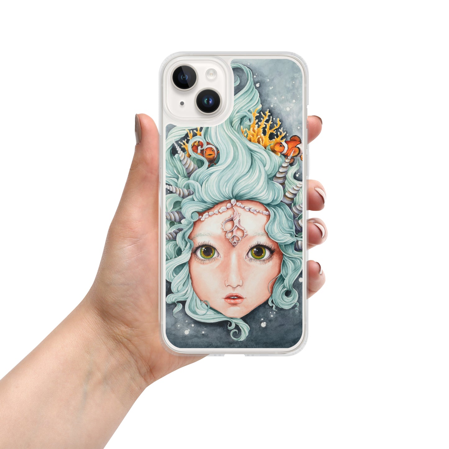 Clear Case for iPhone® Mermaid and Friends