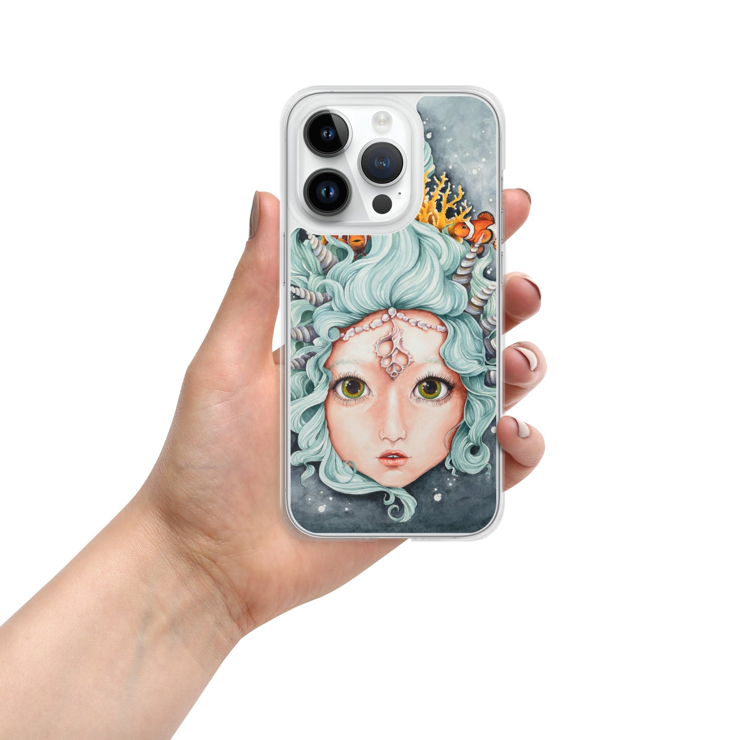 Clear Case for iPhone® Mermaid and Friends