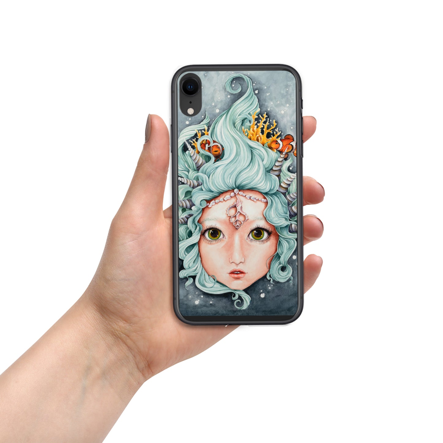 Clear Case for iPhone® Mermaid and Friends