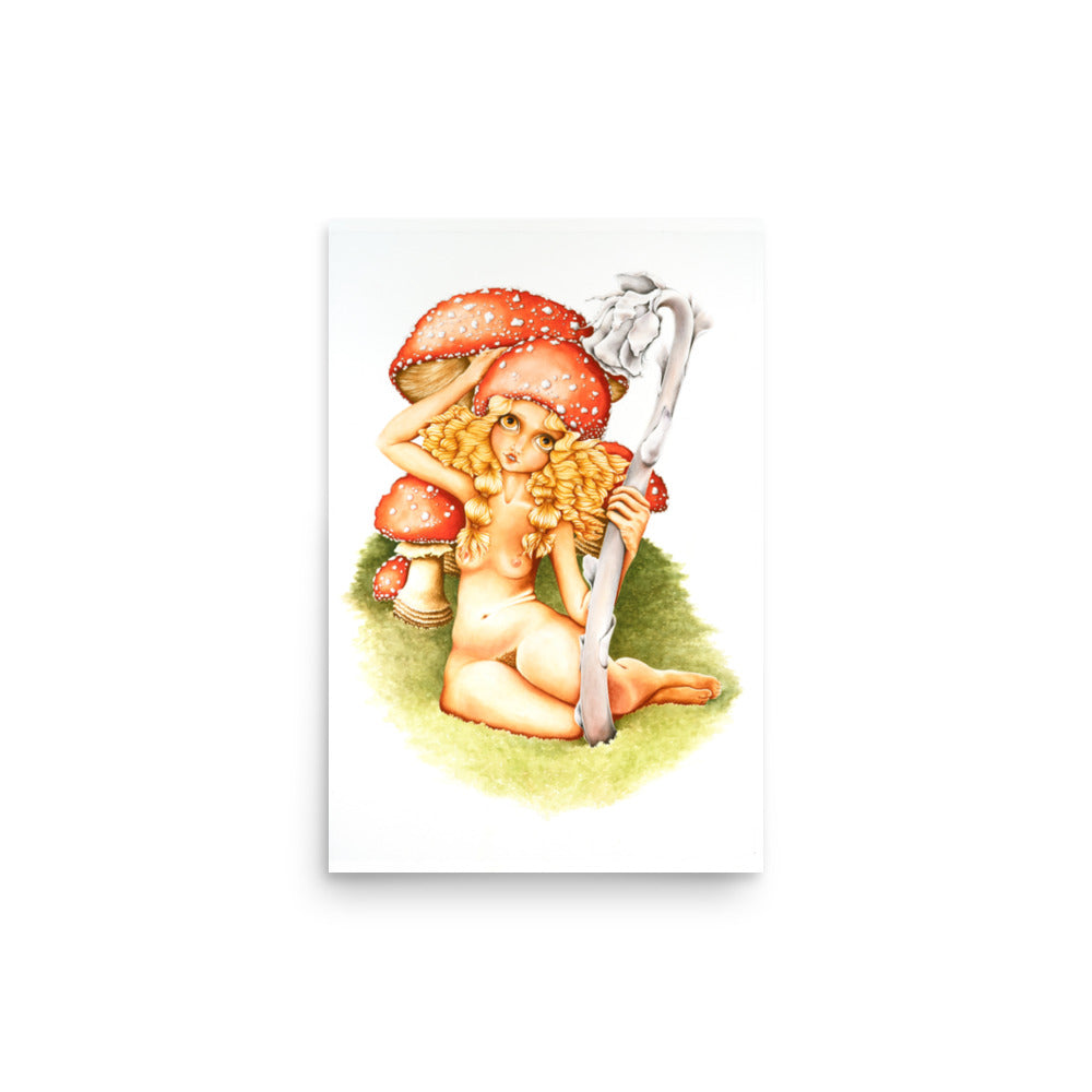 "Fly Agaric Sprite" Limited Edition Fine Art Reproduction