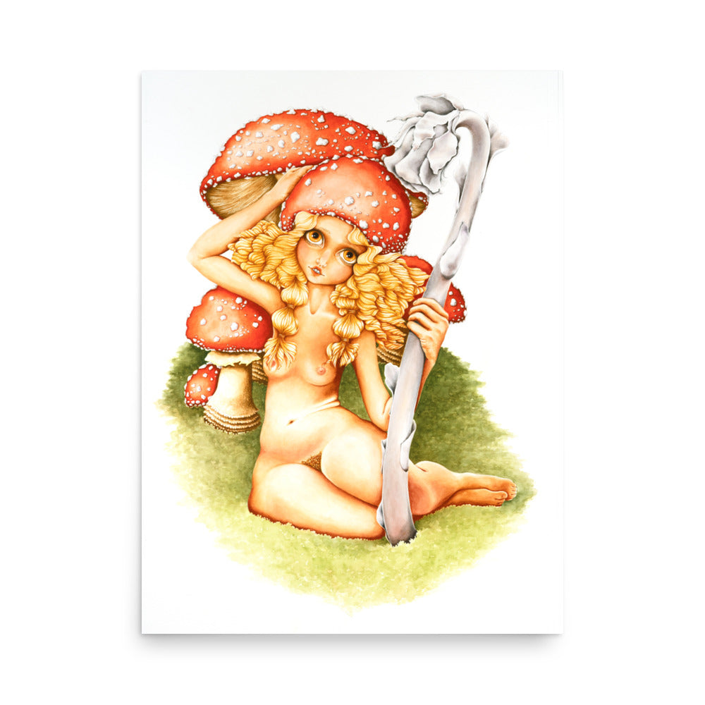 "Fly Agaric Sprite" Limited Edition Fine Art Reproduction