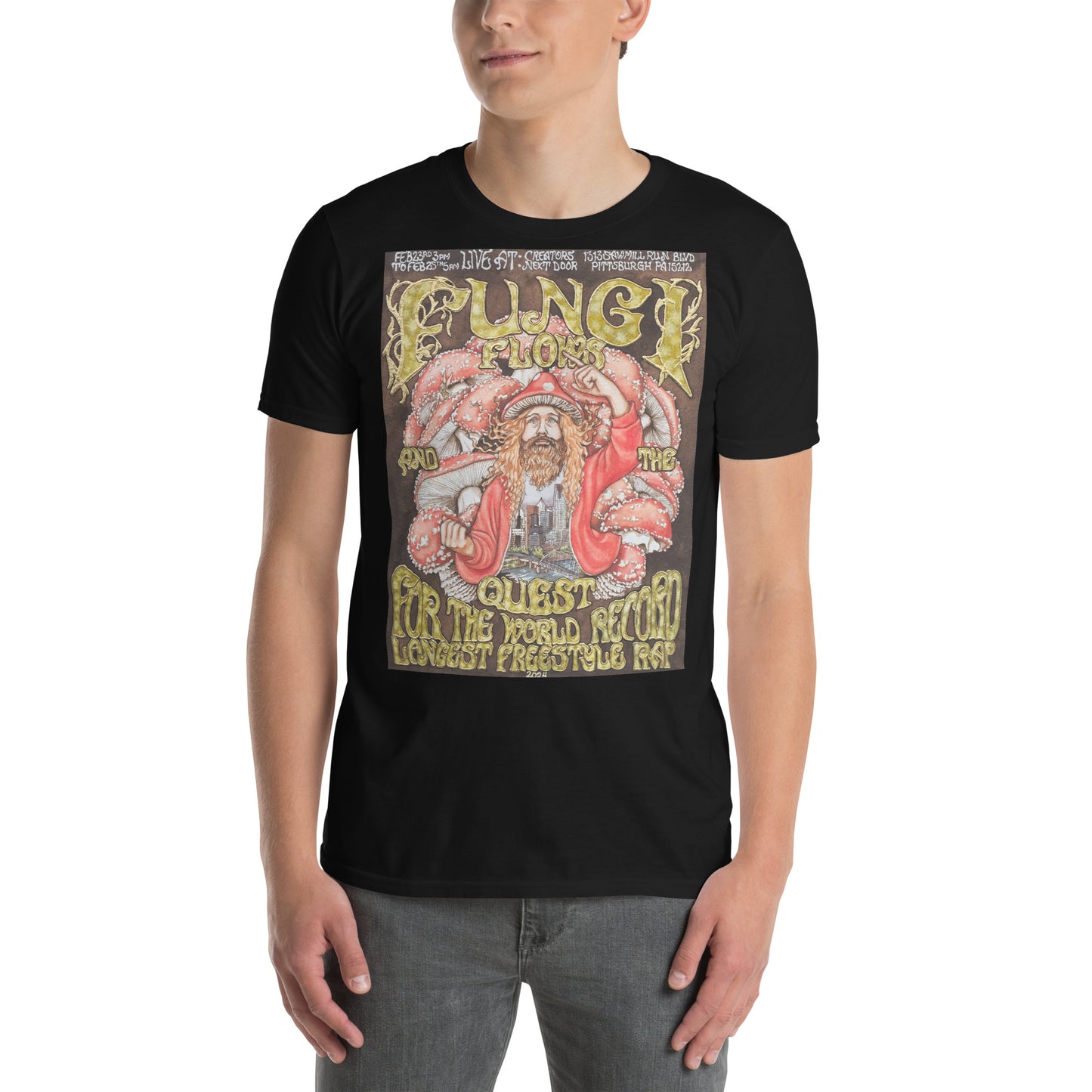 Fungi Flows Short-Sleeve Unisex T-Shirt